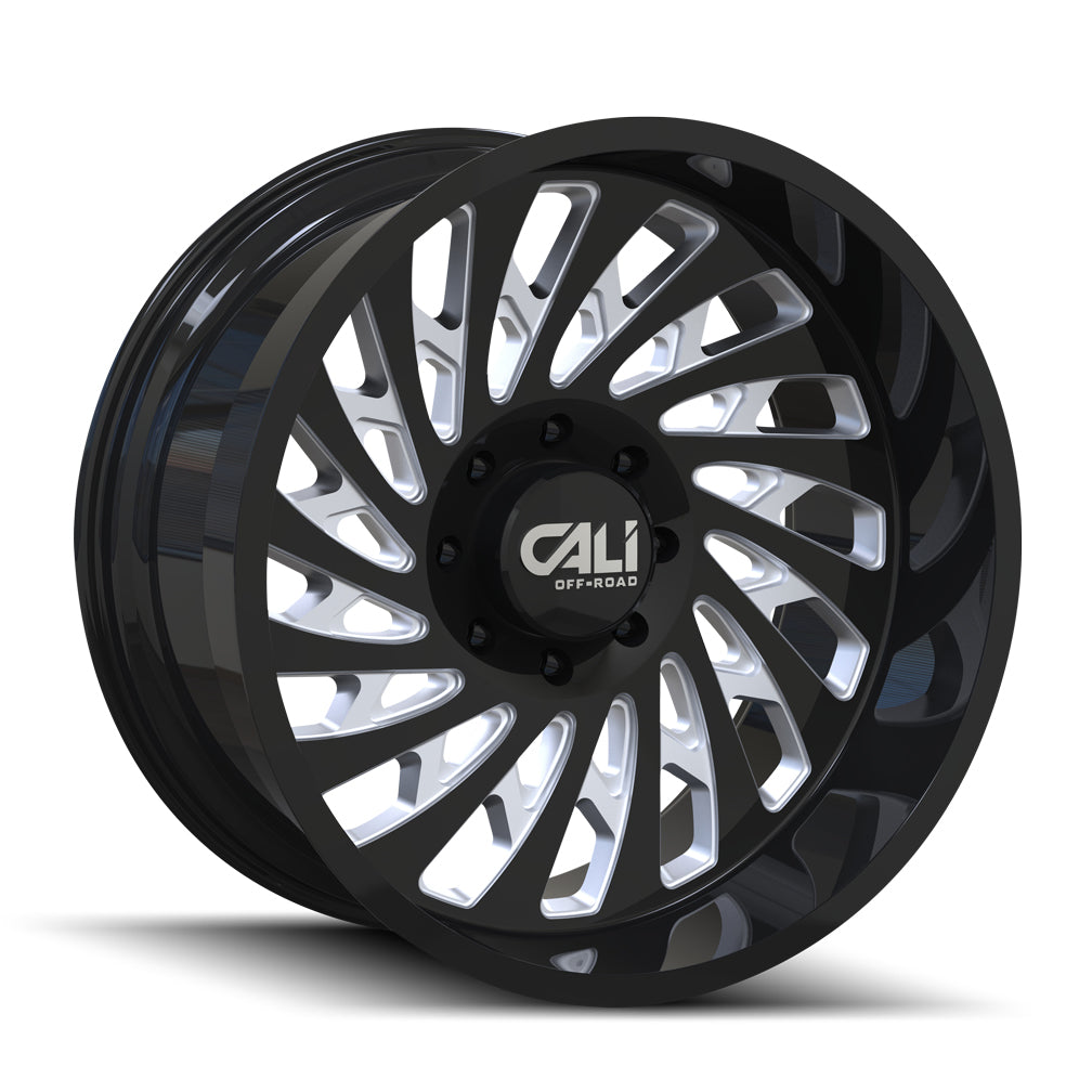 Cali Off-Road Switchback 9108 Wheel – Gloss Black/Milled