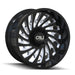 Cali Off-Road Switchback 9108 Wheel – Gloss Black/Milled