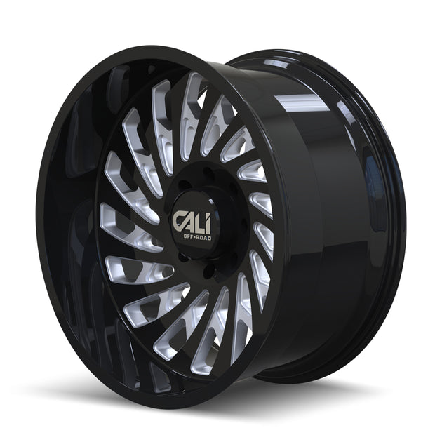 Cali Off-Road Switchback 9108 Wheel – Gloss Black/Milled