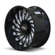 Cali Off-Road Switchback 9108 Wheel – Gloss Black/Milled