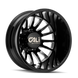 Cali Off-Road Summit 9110D Wheel – Gloss Black w/ Milled Spokes