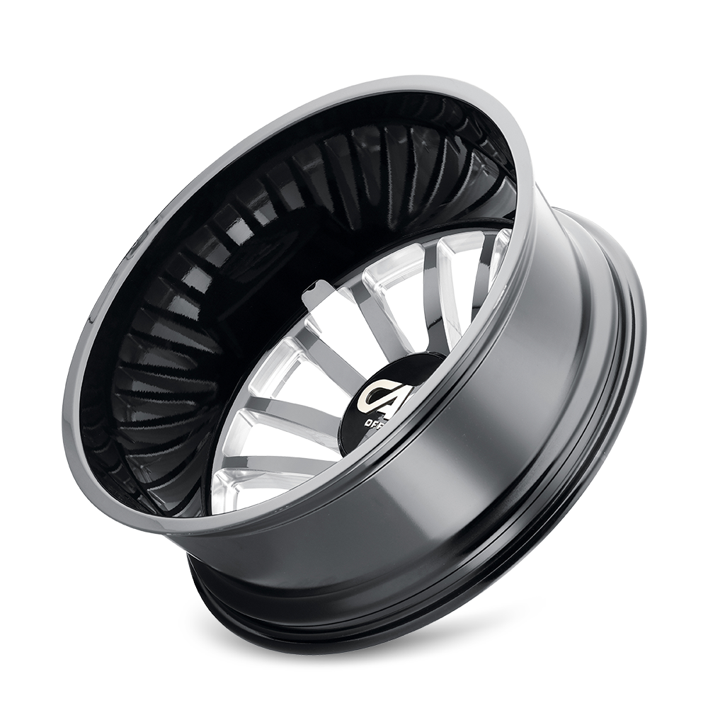 Cali Off-Road Summit 9110D Wheel – Gloss Black w/ Milled Spokes