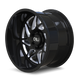 Cali Off-Road Gemini 9112 Wheel – Gloss Black w/ Milled Spokes