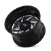 Cali Off-Road Gemini 9112 Wheel – Gloss Black w/ Milled Spokes