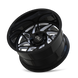 Cali Off-Road Gemini 9112 Wheel – Gloss Black w/ Milled Spokes