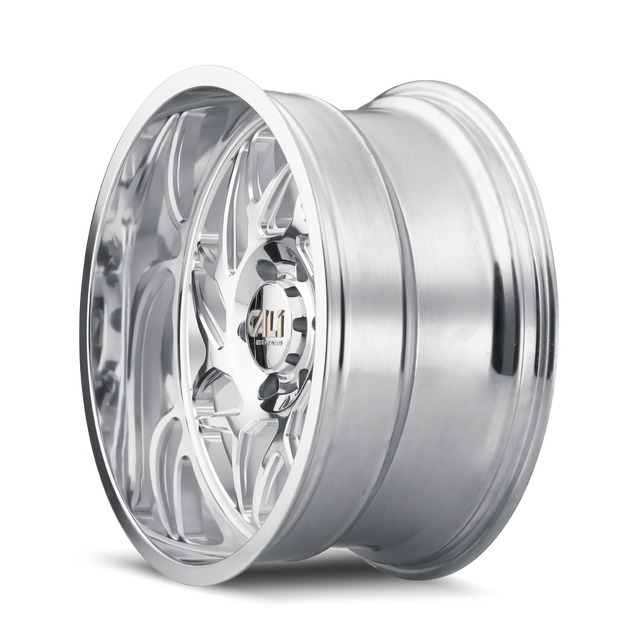 Cali Off-Road Gemini 9112 Wheel – Polished w/ Milled Spokes