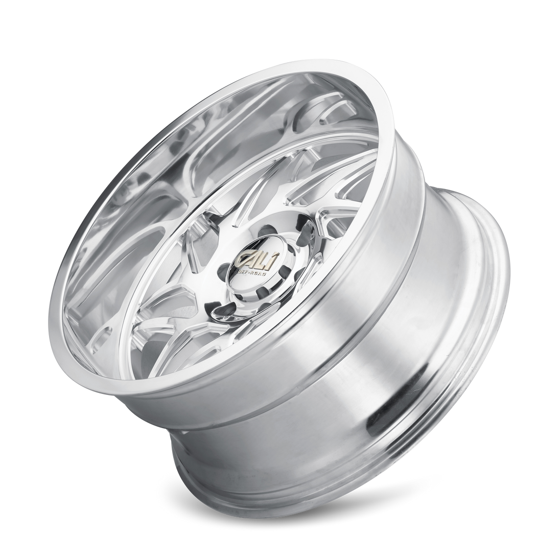 Cali Off-Road Gemini 9112 Wheel – Polished w/ Milled Spokes