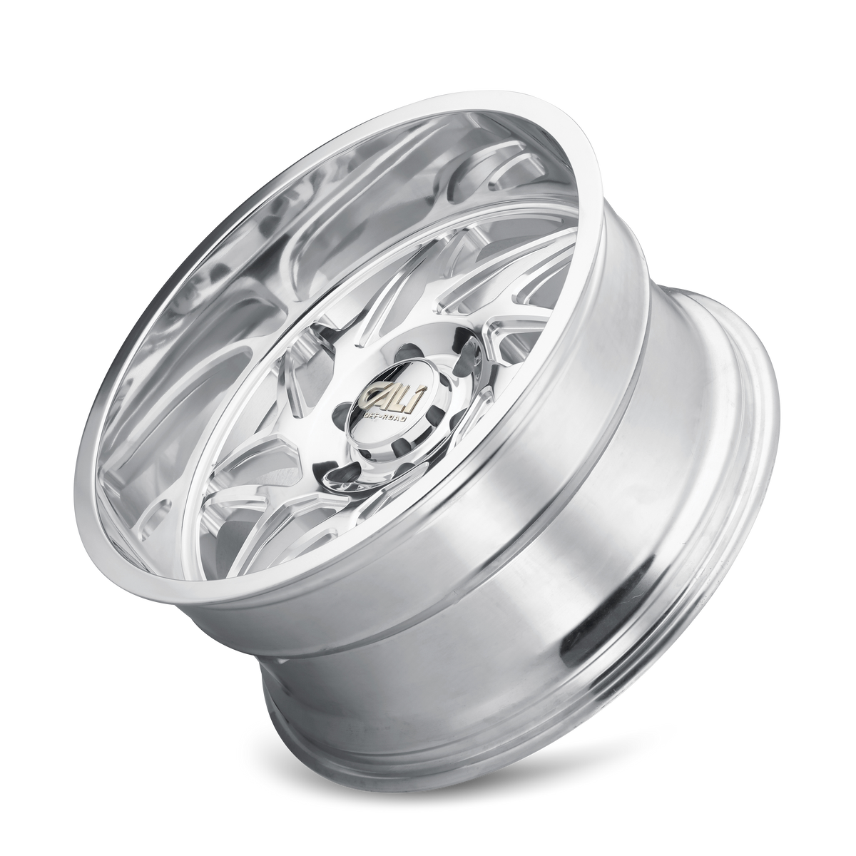 Cali Off-Road Gemini 9112 Wheel – Polished w/ Milled Spokes