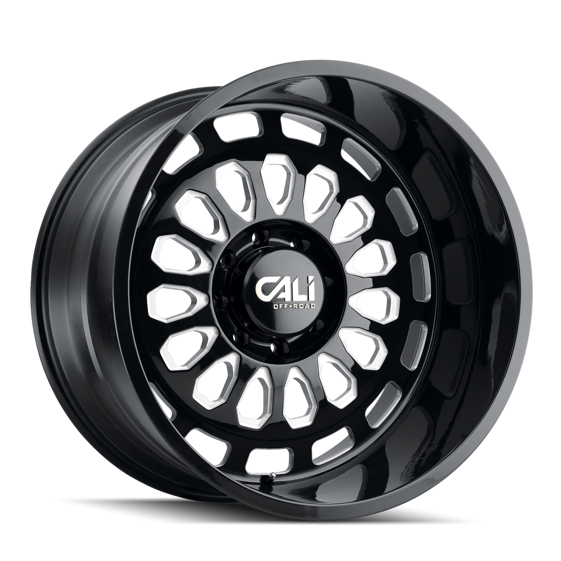 Cali Off-Road Paradox 9113 Wheel – Gloss Black w/ Milled Spokes