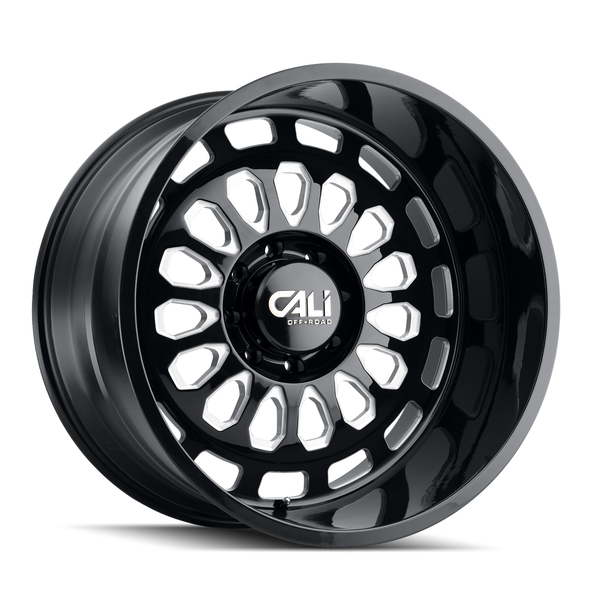 Cali Off-Road Paradox 9113 Wheel – Gloss Black w/ Milled Spokes
