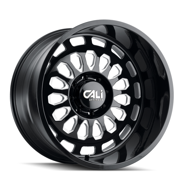 Cali Off-Road Paradox 9113 Wheel – Gloss Black w/ Milled Spokes