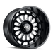 Cali Off-Road Paradox 9113 Wheel – Gloss Black w/ Milled Spokes