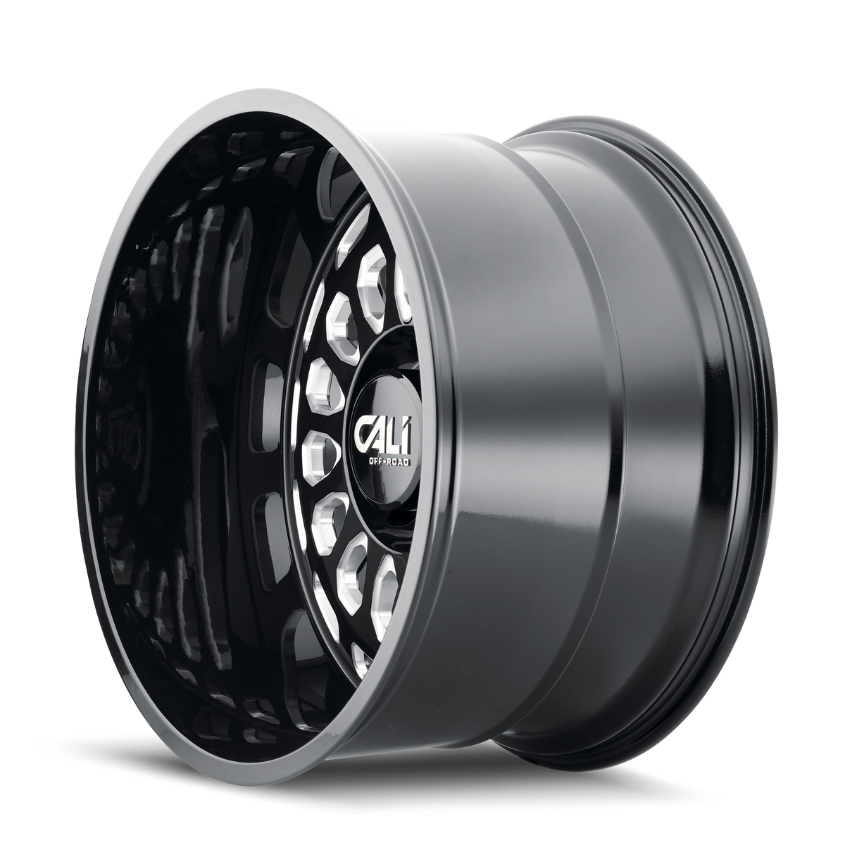 Cali Off-Road Paradox 9113 Wheel – Gloss Black w/ Milled Spokes