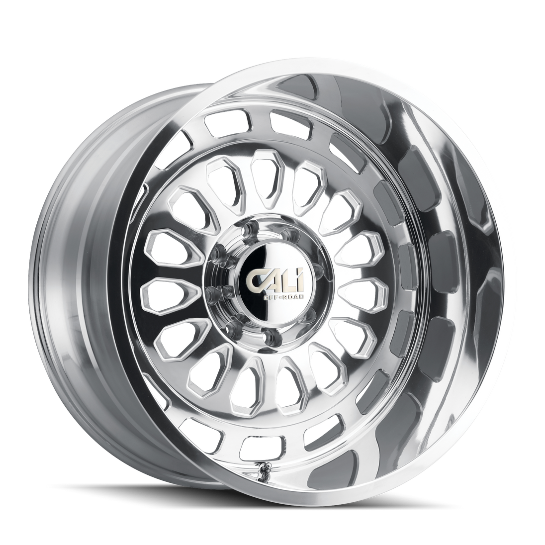 Cali Off-Road Paradox 9113 Wheel – Polished w/ Milled Spokes