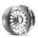 Cali Off-Road Paradox 9113 Wheel – Polished w/ Milled Spokes