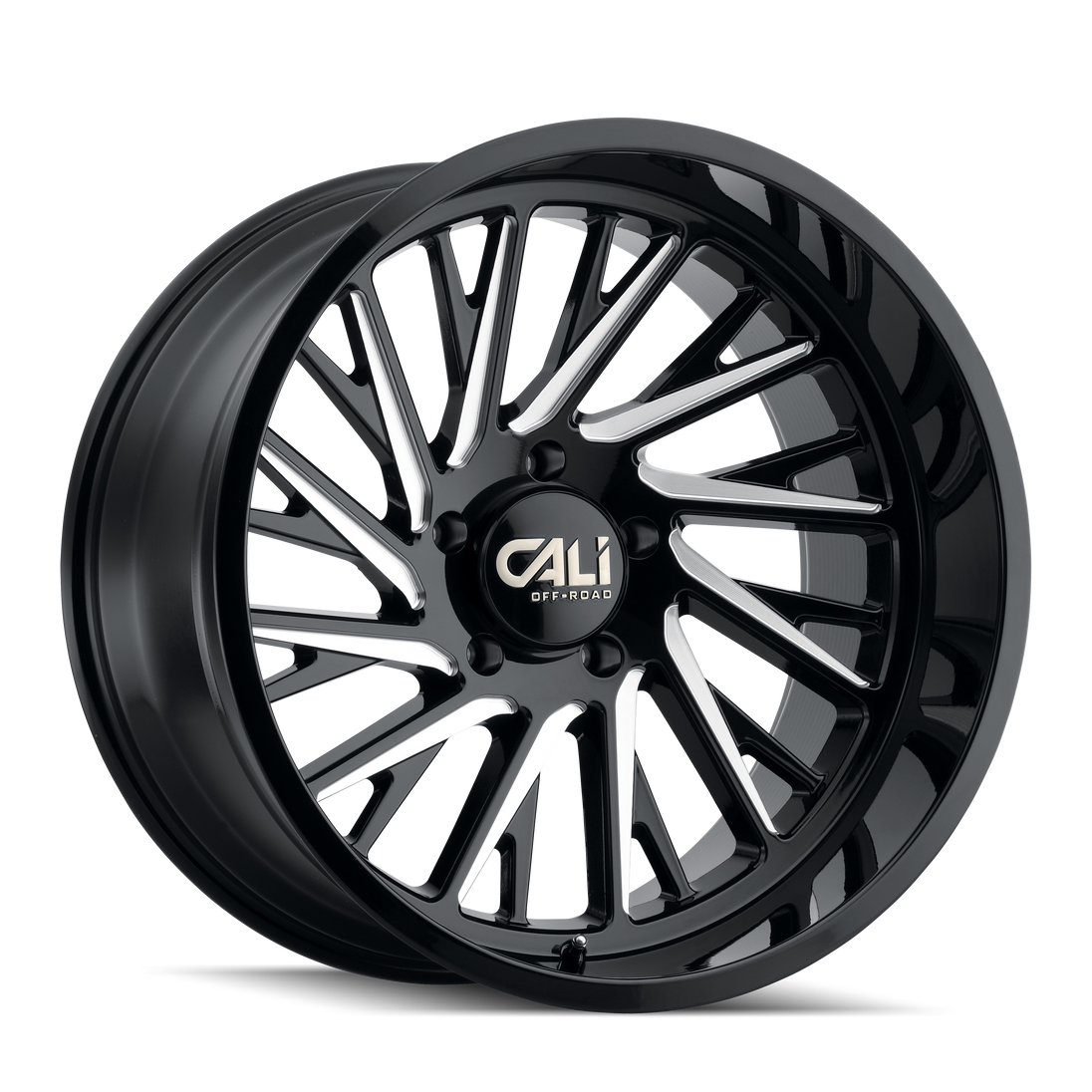 Cali Off-Road Purge 9114 Wheel – Black w/ Milled Spokes