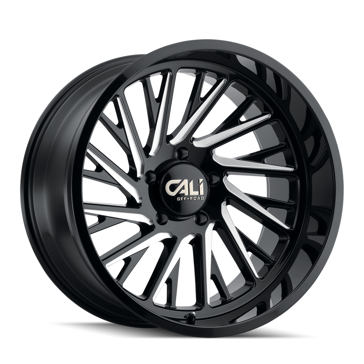 Cali Off-Road Purge 9114 Wheel – Black w/ Milled Spokes