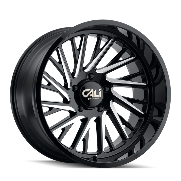 Cali Off-Road Purge 9114 Wheel – Black w/ Milled Spokes