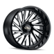 Cali Off-Road Purge 9114 Wheel – Black w/ Milled Spokes