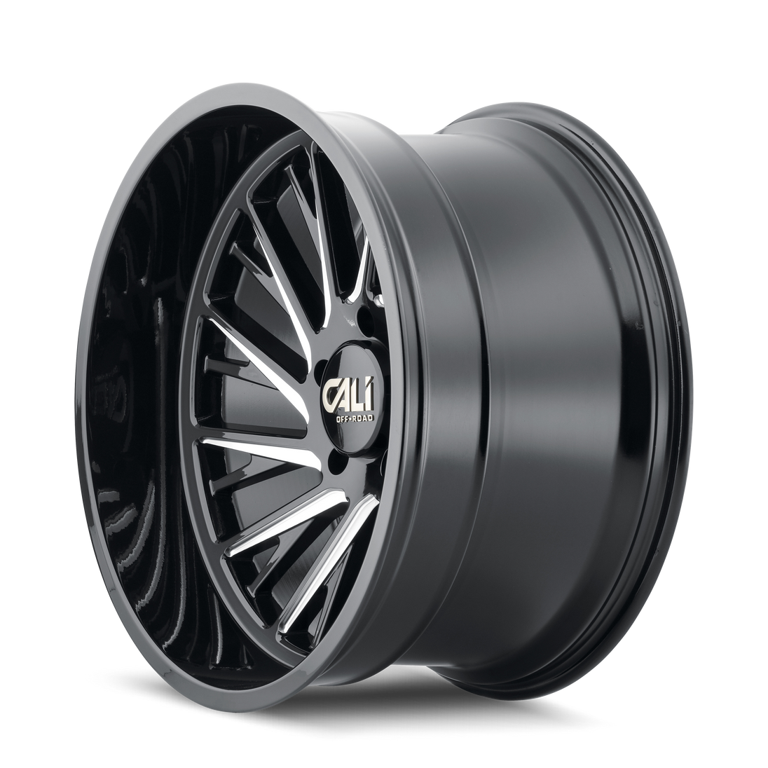 Cali Off-Road Purge 9114 Wheel – Black w/ Milled Spokes