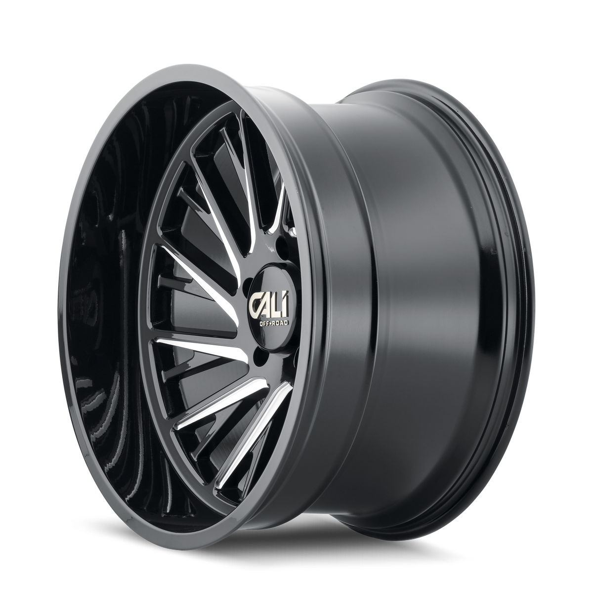 Cali Off-Road Purge 9114 Wheel – Black w/ Milled Spokes