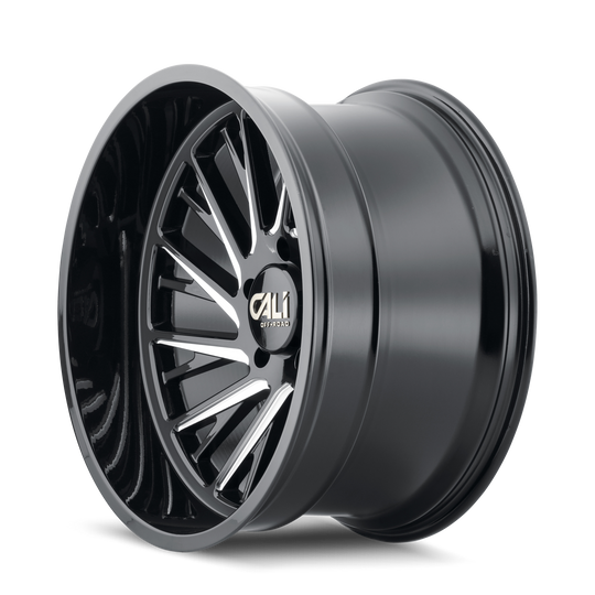 Cali Off-Road Purge 9114 Wheel – Black w/ Milled Spokes
