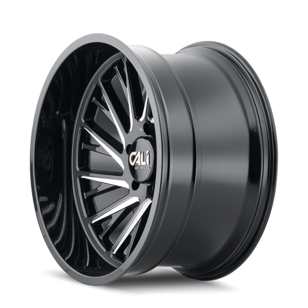 Cali Off-Road Purge 9114 Wheel – Black w/ Milled Spokes