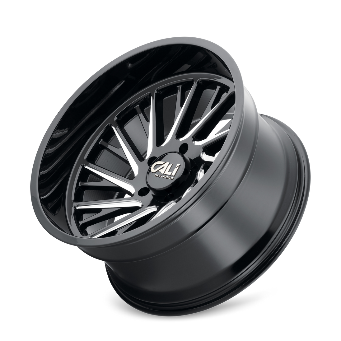 Cali Off-Road Purge 9114 Wheel – Black w/ Milled Spokes