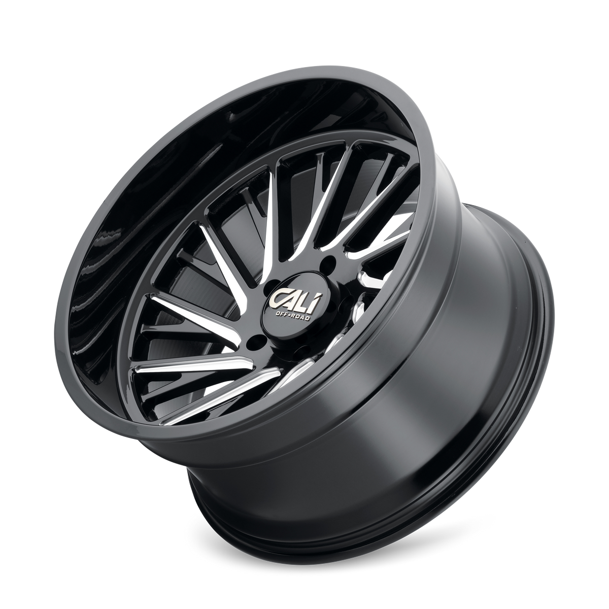 Cali Off-Road Purge 9114 Wheel – Black w/ Milled Spokes
