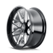 Cali Off-Road Invader 9115 Wheel – Gloss Black with Milled Spokes