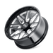 Cali Off-Road Invader 9115 Wheel – Gloss Black with Milled Spokes