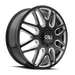 Cali Off-Road Invader Dually 9115D Wheel – Gloss Black w/ Milled Spokes