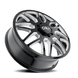 Cali Off-Road Invader Dually 9115D Wheel – Gloss Black w/ Milled Spokes