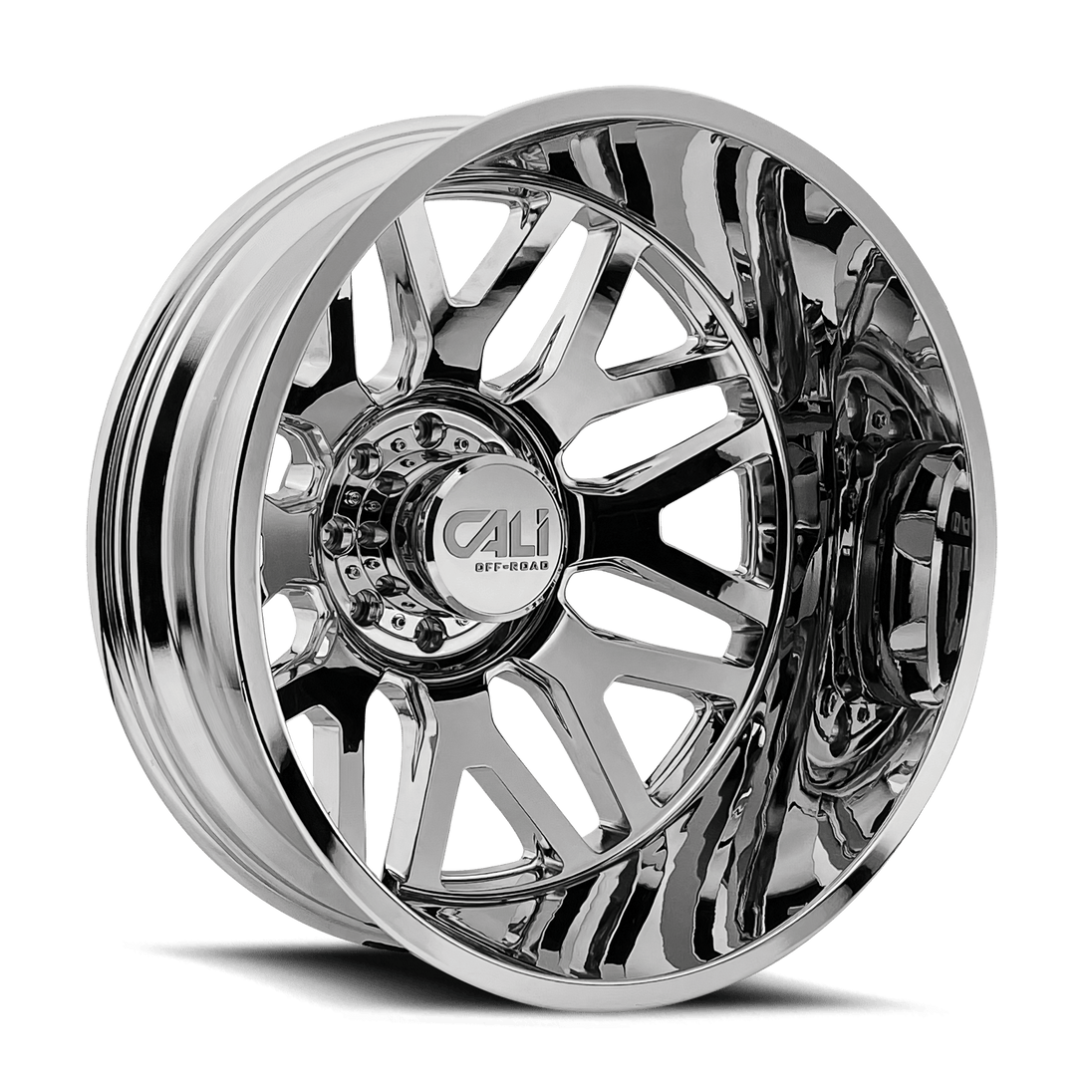 Cali Off-Road Invader Dually 9115D Wheel – Chrome