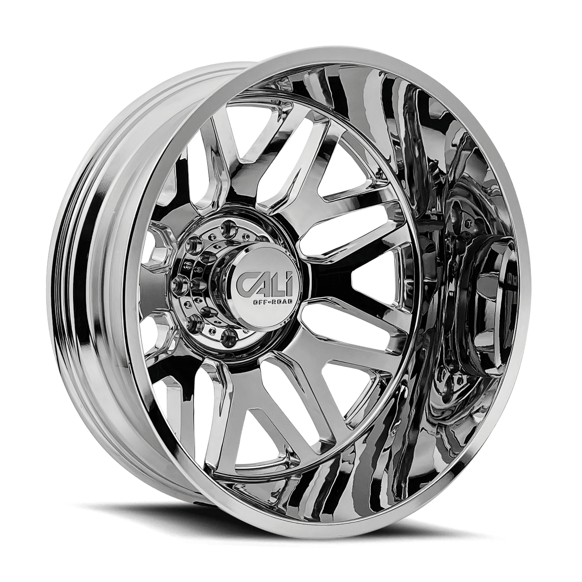 Cali Off-Road Invader Dually 9115D Wheel – Chrome