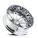Cali Off-Road Invader Dually 9115D Wheel – Chrome