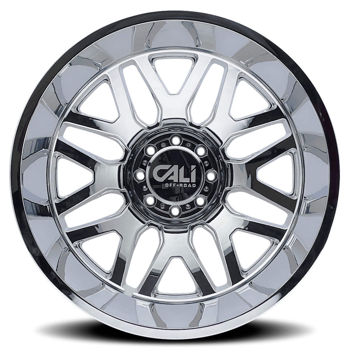 Cali Off-Road Invader Dually 9115D Wheel – Chrome