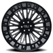 Cali Off-Road Vertex 9116 Wheel – Gloss Black w/ Milled Spokes