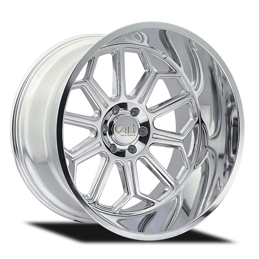 Cali Off-Road Auburn 9117 Wheel – Polished with Milled Spokes