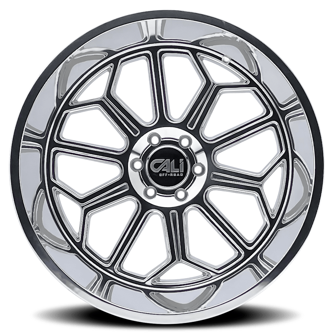 Cali Off-Road Auburn 9117 Wheel – Polished with Milled Spokes