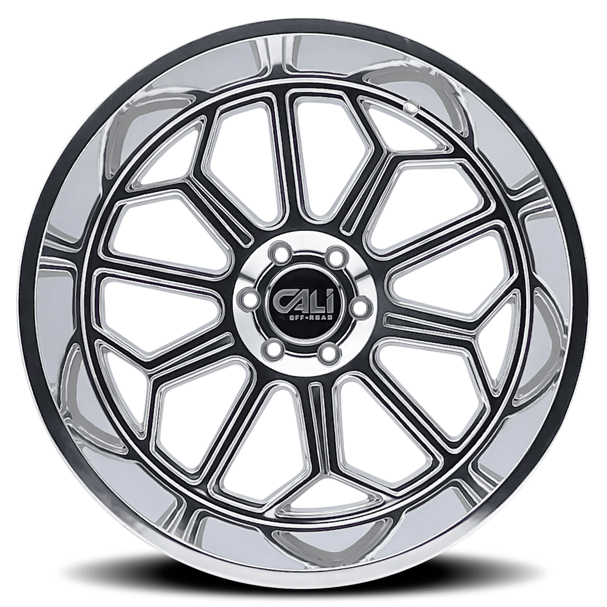 Cali Off-Road Auburn 9117 Wheel – Polished with Milled Spokes