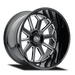 Cali Off-Road Auburn 9117 Wheel – Gloss Black with Milled Spokes