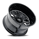 Cali Off-Road Auburn 9117 Wheel – Gloss Black with Milled Spokes