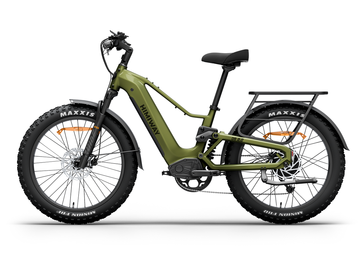Himiway D5 2.0 e-bike, non-drive side