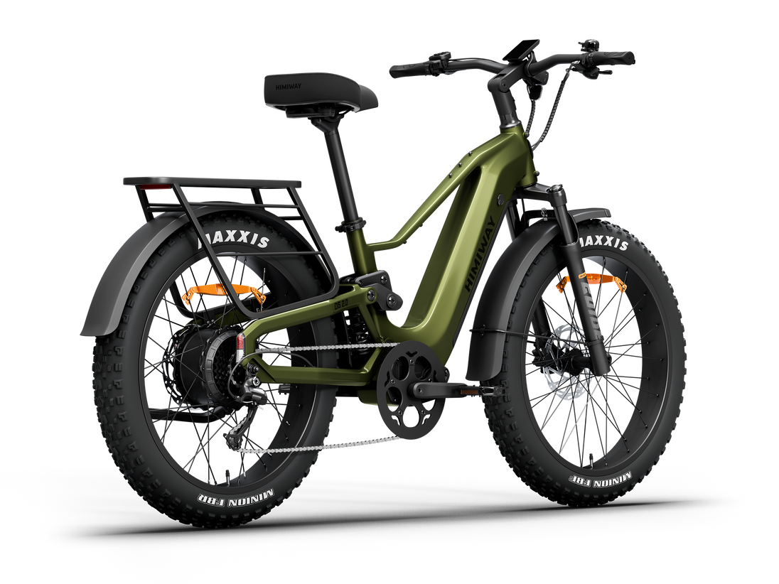 Himiway D5 2.0 e-bike, front angle
