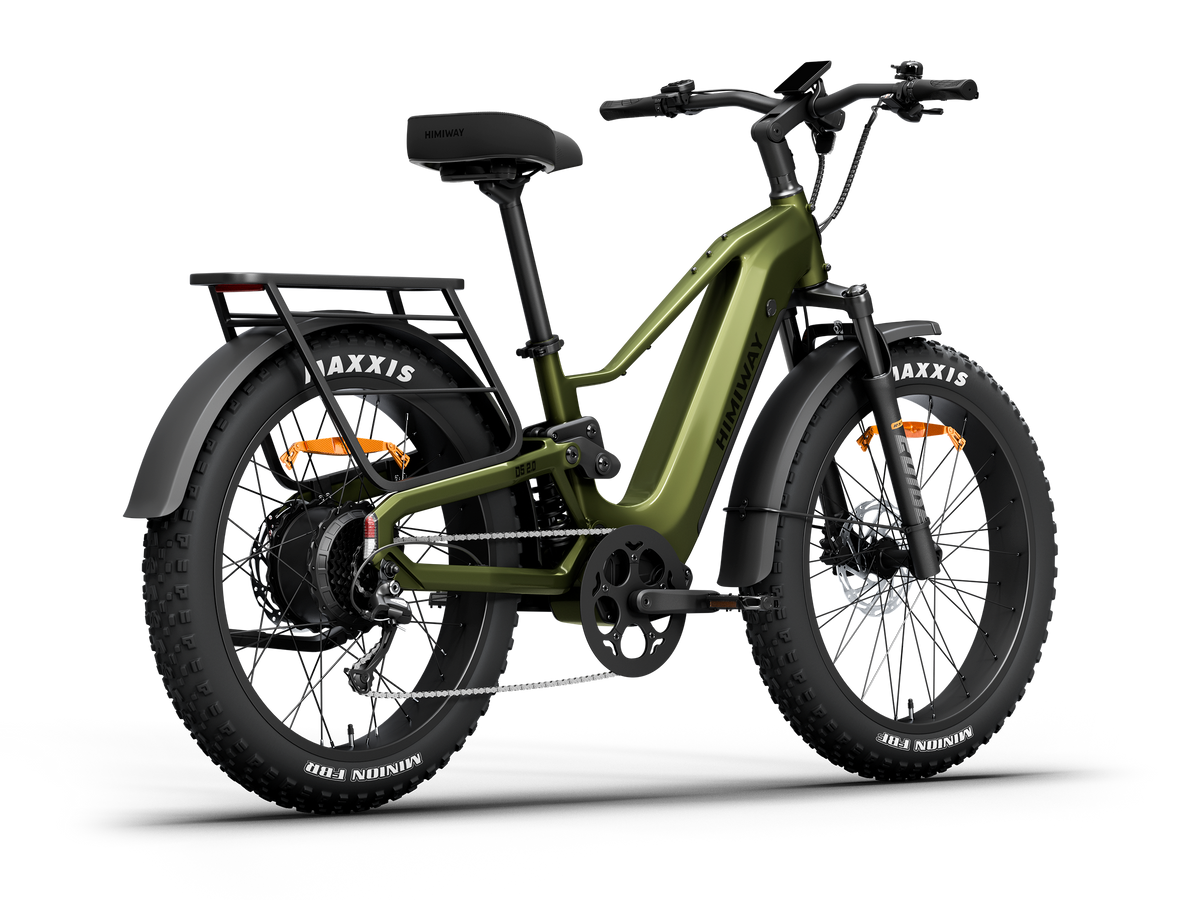 Himiway D5 2.0 e-bike, front angle