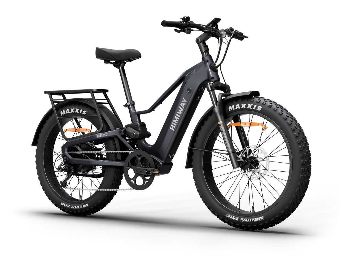 Himiway D5 2.0 e-bike, angled view