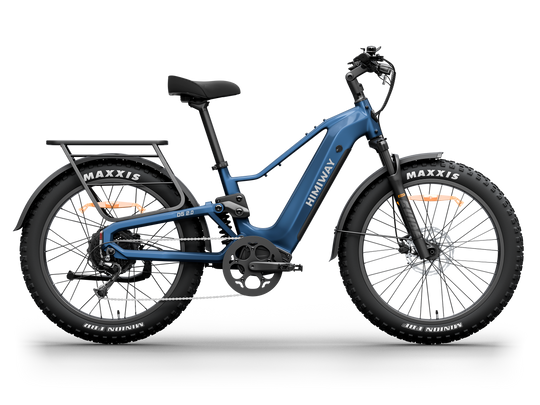 Himiway D5 2.0 e-bike in Midnight Blue, side view