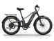 Himiway D5 2.0 step-over fat tire e-bike in Space Grey, side view