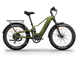 Himiway D5 2.0 e-bike in Olive Green, side view